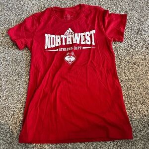 Adidas Red Graphic Tee